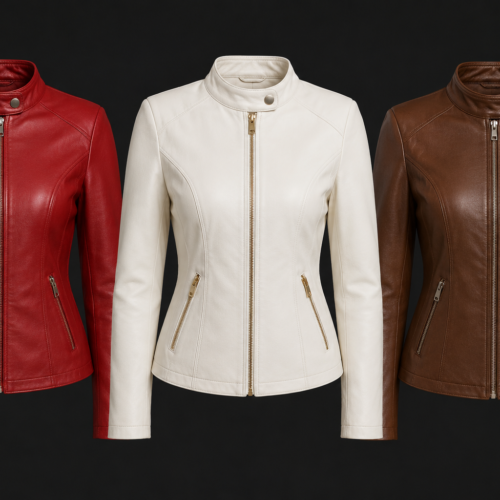 Women's Fashion Leather Jacket